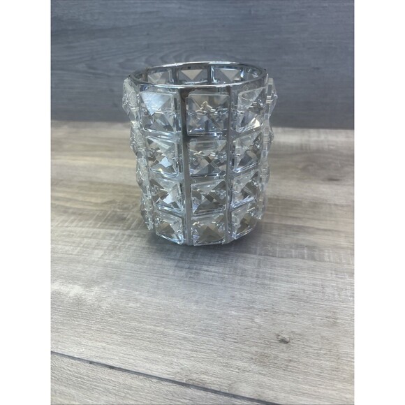 Makeup Brush Holder Organizer, Golden Crystal Bling Bling Makeup - Picture 4 of 8